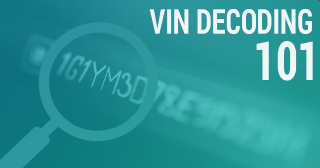 DataOne-VIN-Decoding-101 DataOne-VIN-Decoding-101