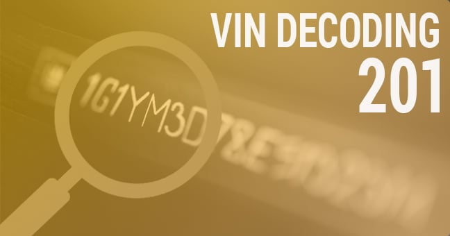 DataOne-VIN-Decoding-201 DataOne-VIN-Decoding-201